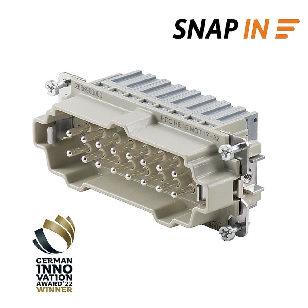 Weidmüller Kontakteinsatz 2666980000 Typ HDC HE 16 MQT 17 - 32