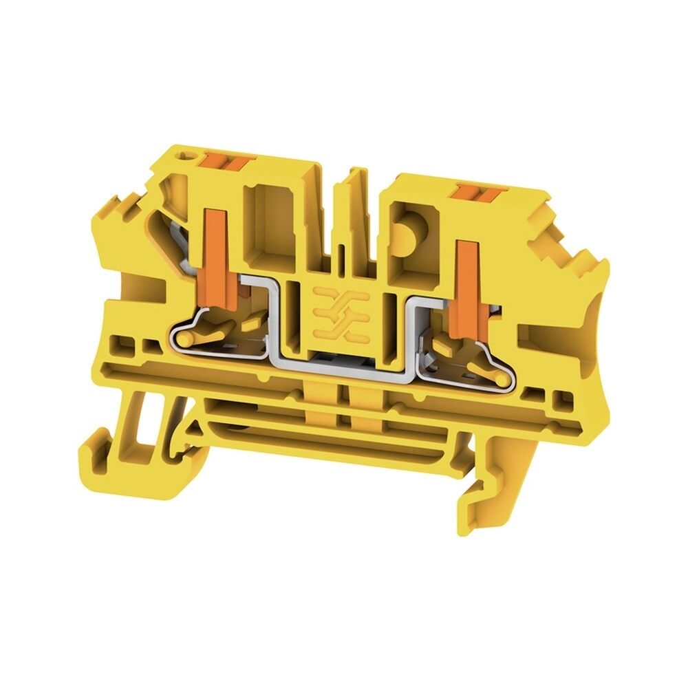 Weidmüller Durchgangs Reihenklemme 2871950000 Typ AL2C 4 YL
