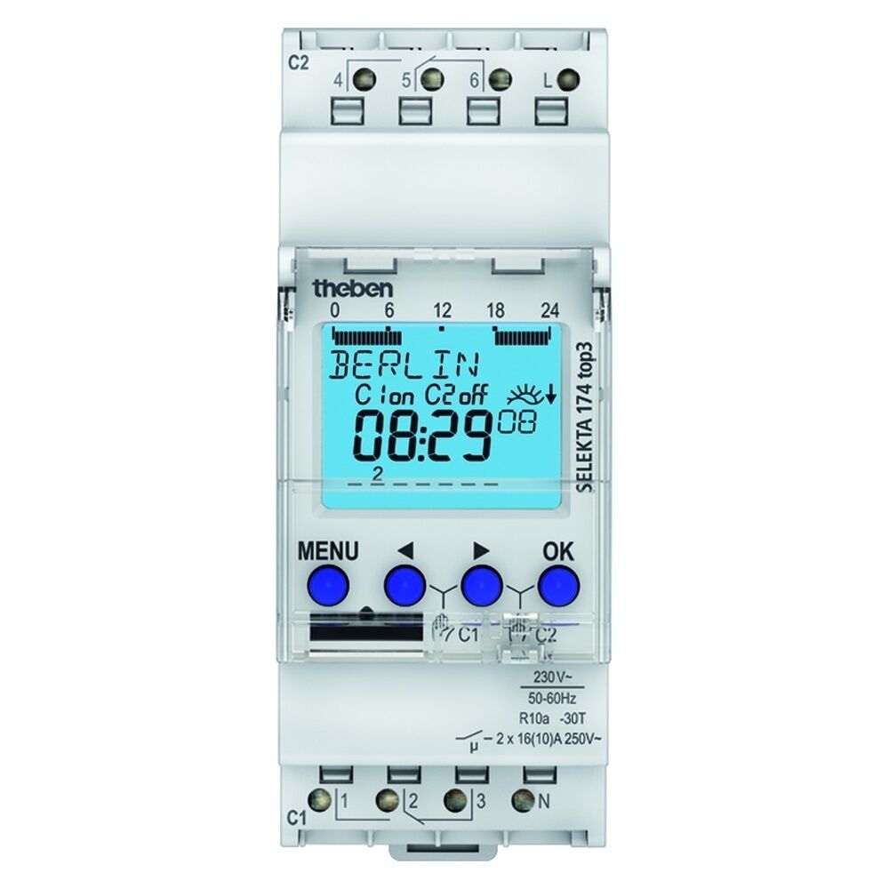 Theben Zeitschaltuhr 1740130 Typ SELEKTA 174 top3 