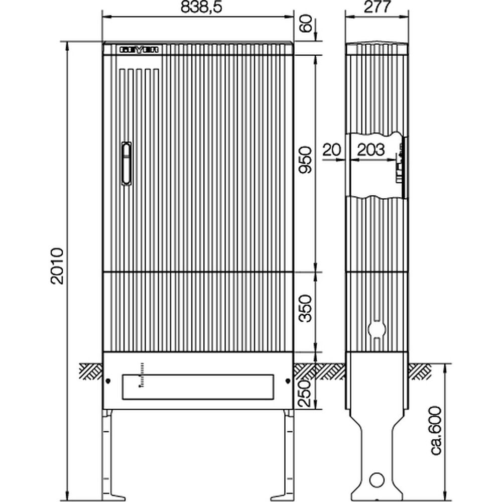 ABN Anschlusssäule SL207VT