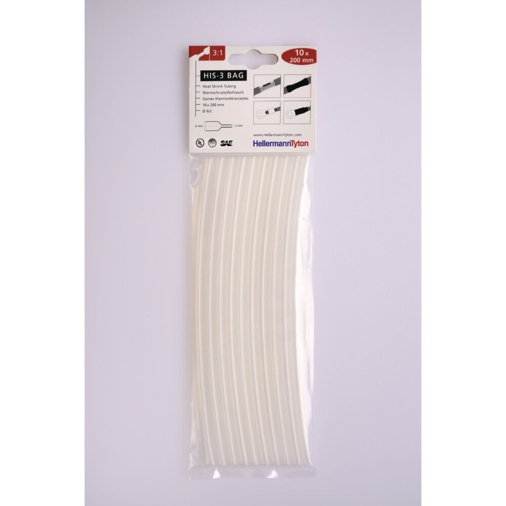 Hellermann Warmschrumpfschlauch 308-30615 Typ HIS-3-BAG-6/2 PO-X CL 10