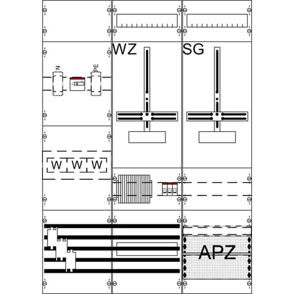 Striebel & John Komplettfeld 2CPX056140R9999 Typ WF37KK24