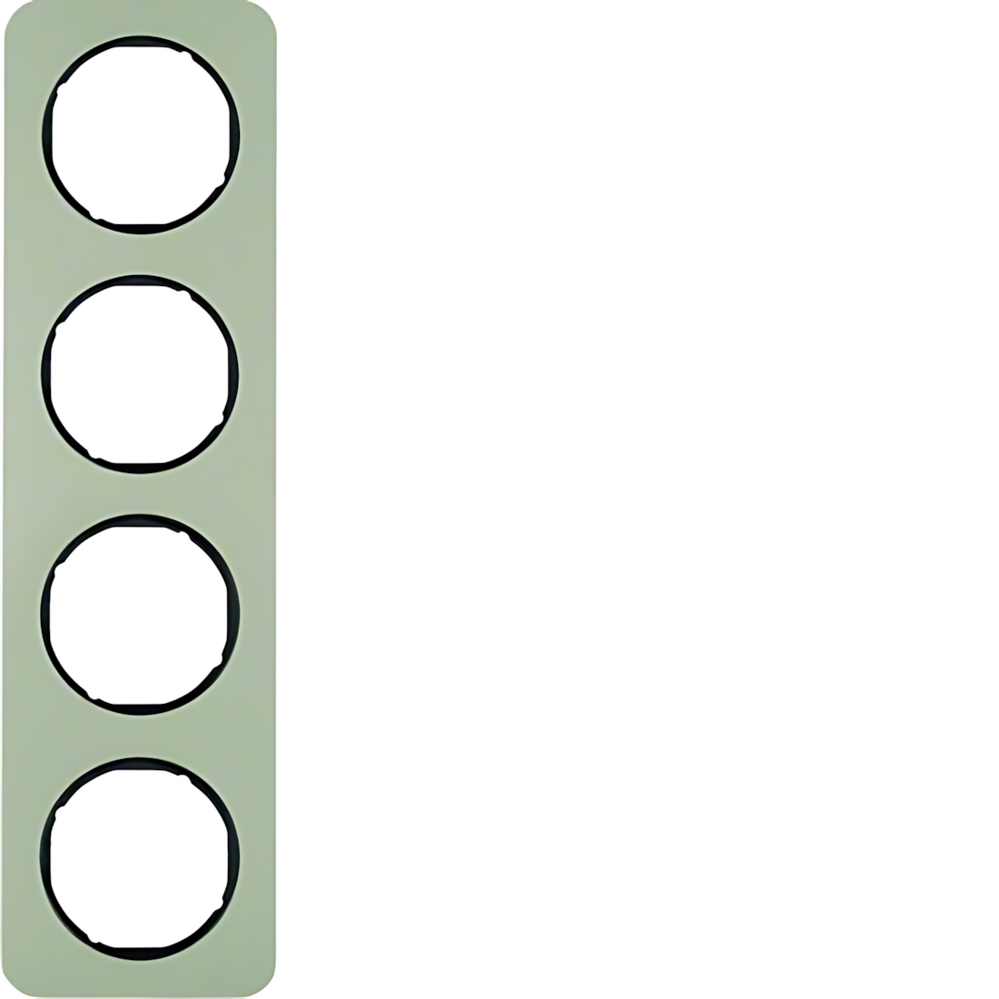 Berker 4fach Rahmen 10142104 