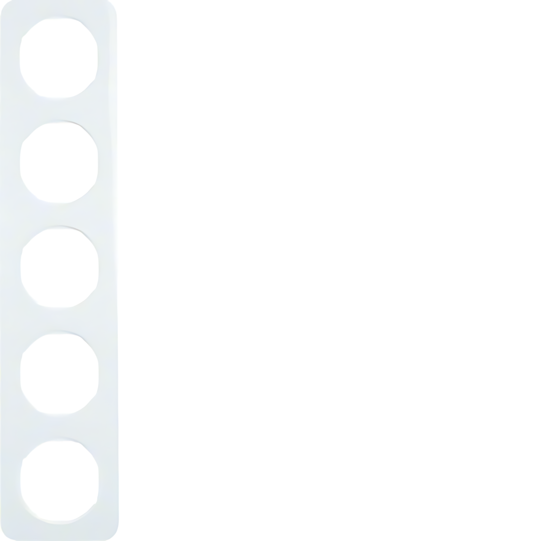 Berker 5fach Rahmen 10152189 