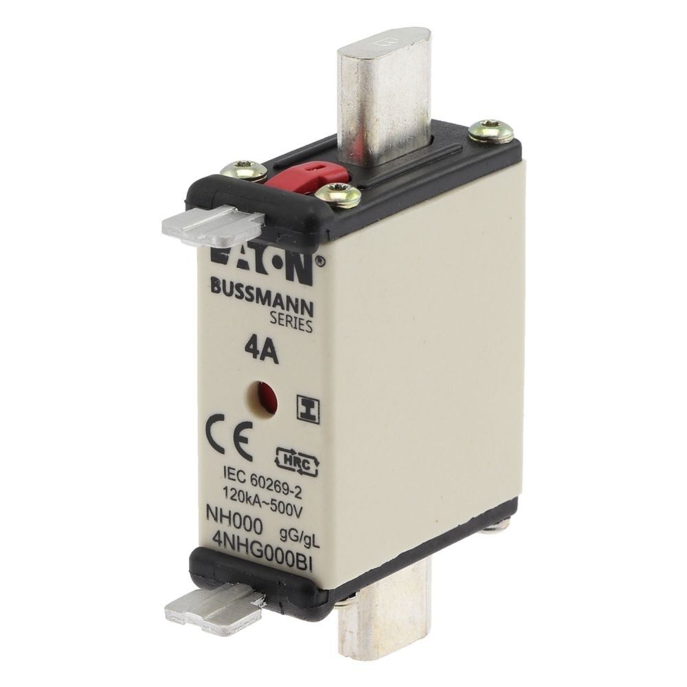 Eaton Sicherungseinsatz 4NHG000BI Typ BUSSMANN 4A 500V GG 000