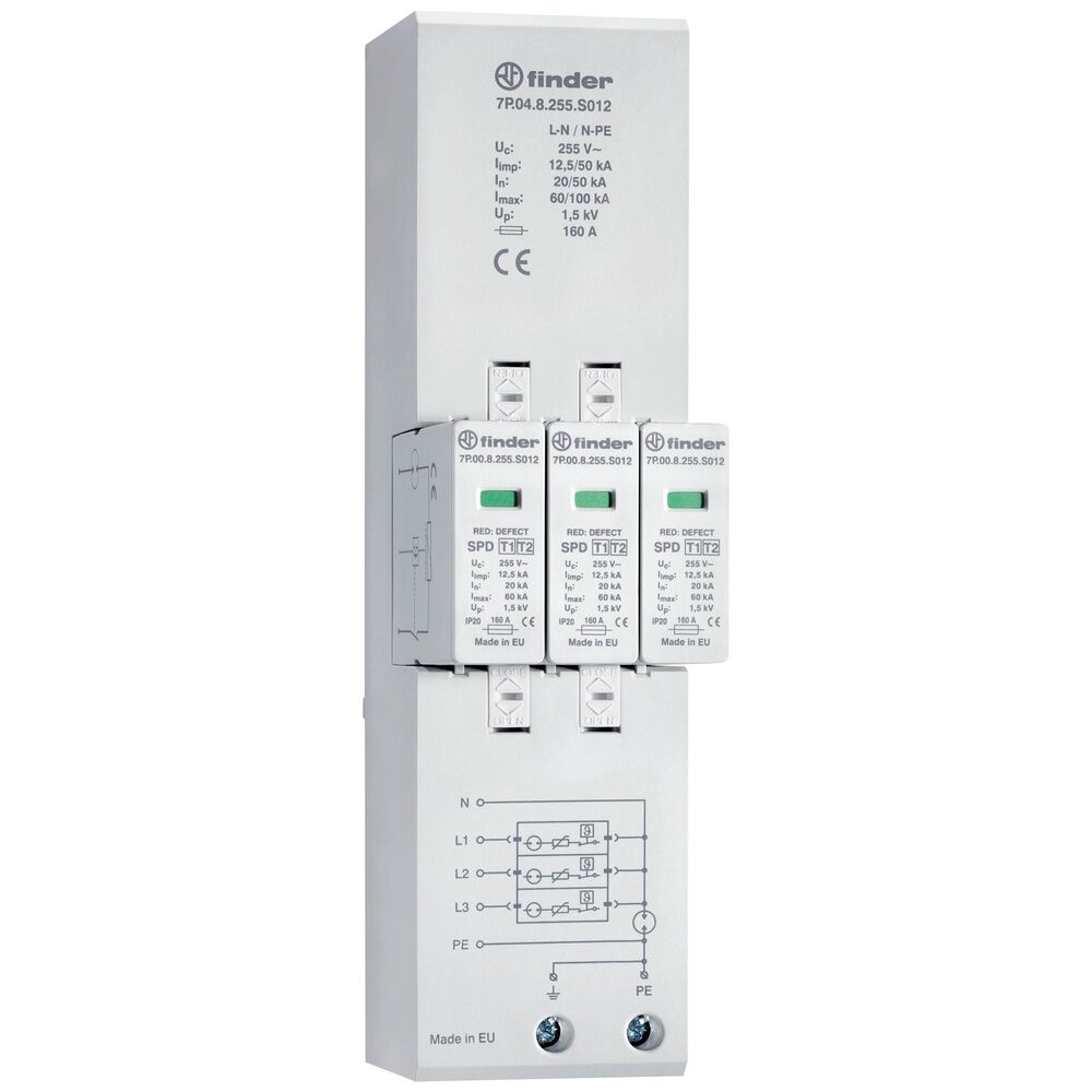 Finder Blitz und Überspannungsableiter 7P.04.8.255.S012