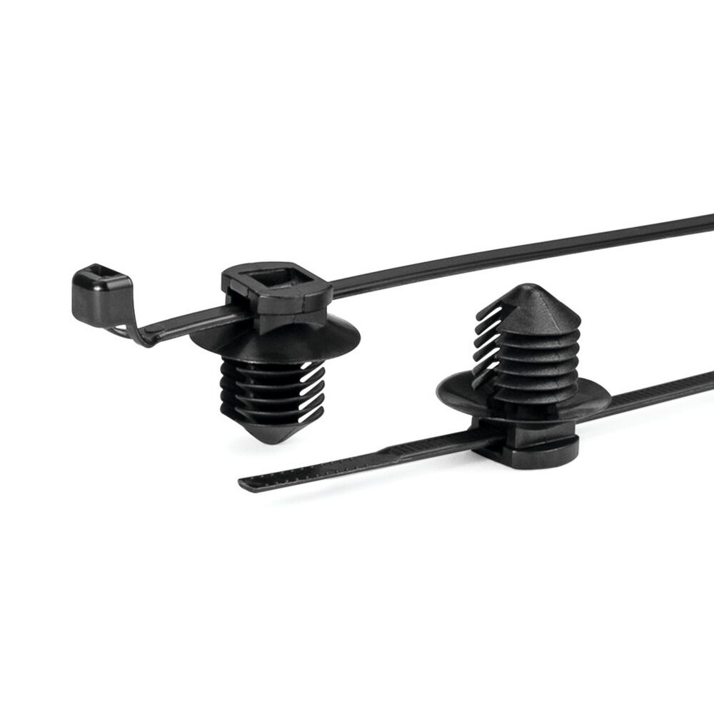 Hellermann Befestigungsbinder 156-01233 Typ V150RFT10-PA66/PA66HS-BK