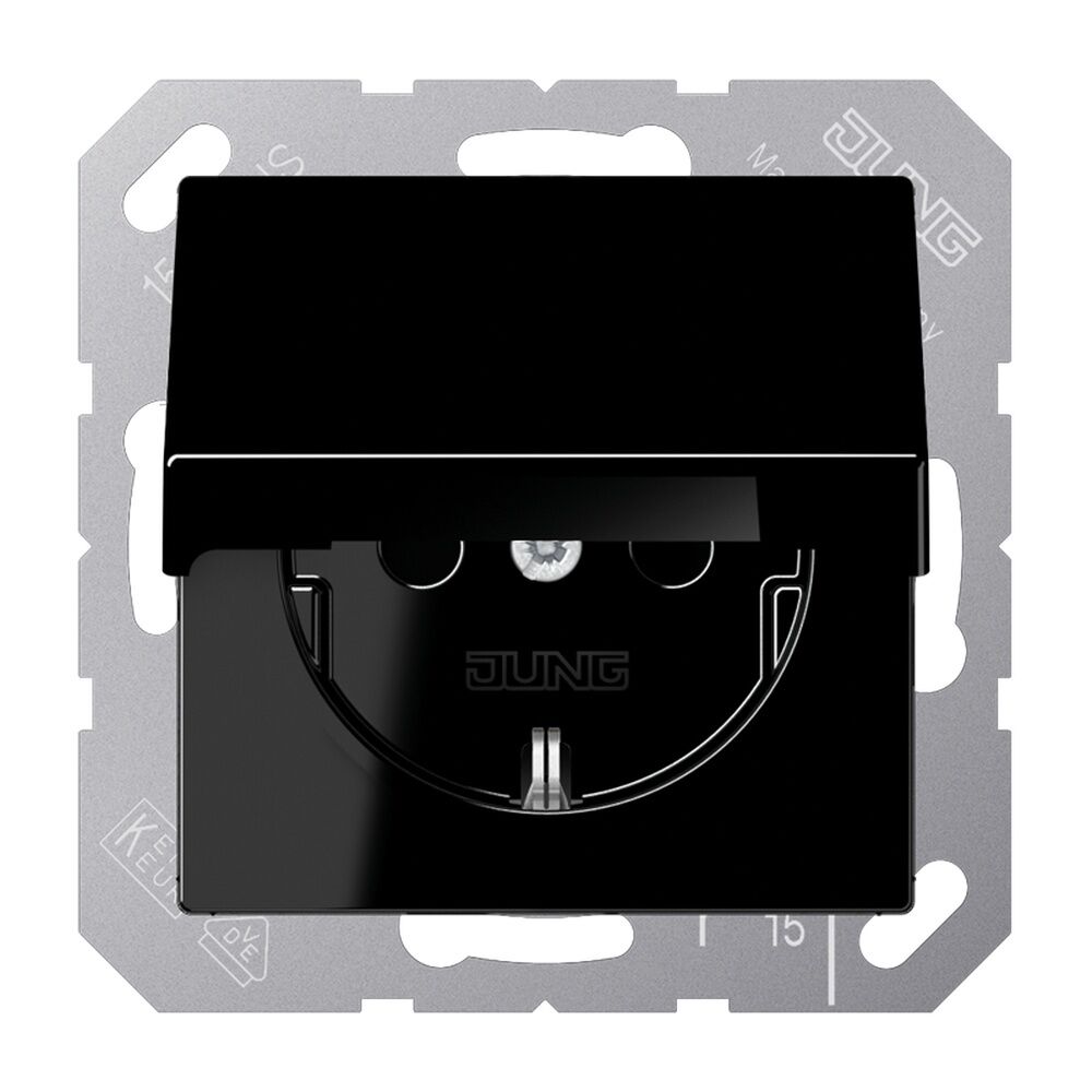 Jung Schutzkontakt Steckdose A 1520 BFKL SW