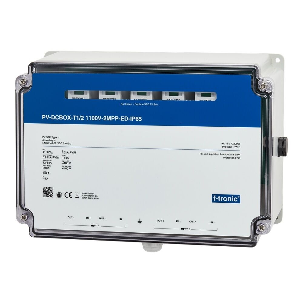 f-tronic Überspannungsschutz Anschlussbox 7720005 Typ DCT15YED