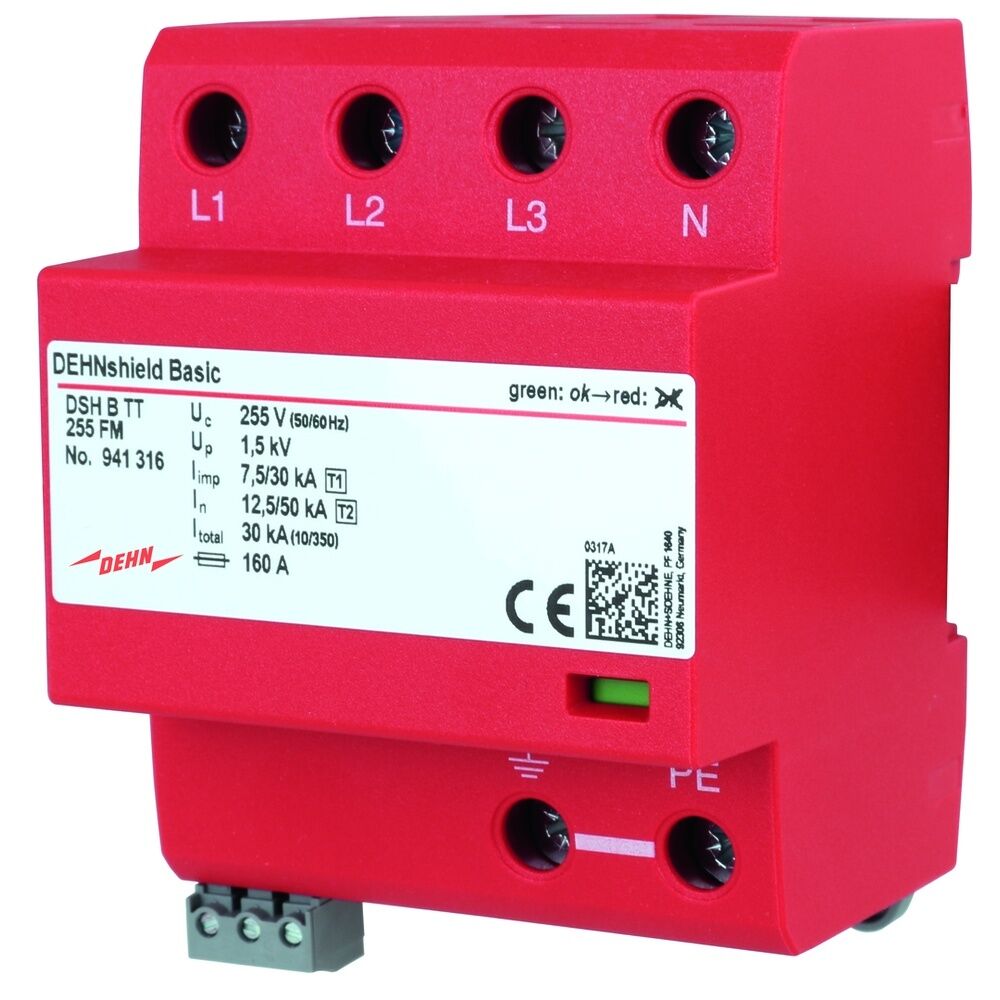 Dehn + Söhne Kombiableiter 941316 Typ DSH B TT 255 FM