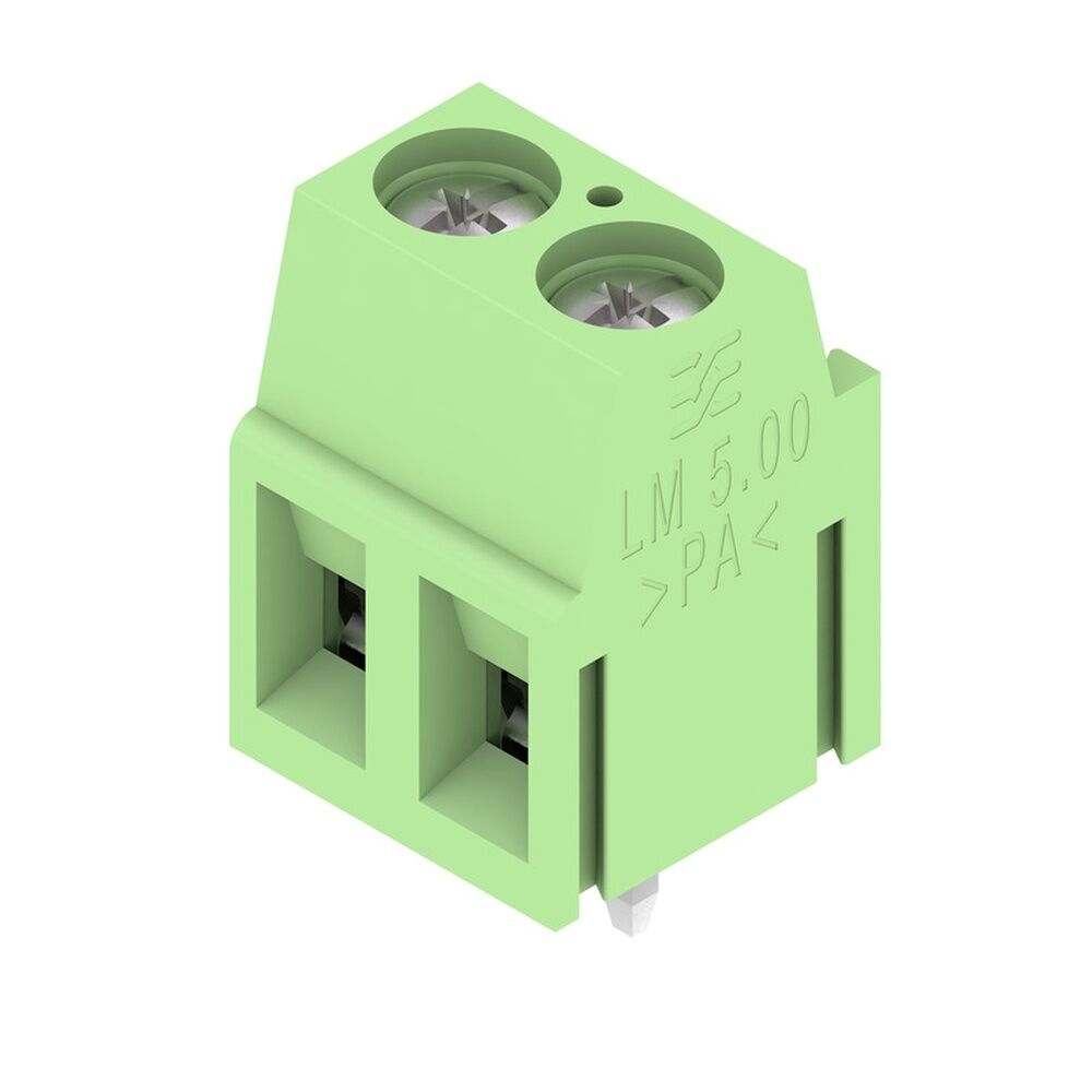 Weidmüller Leiterplattenklemme 1715370000 Typ LM 5.00/02/90 3.5SN GN BX