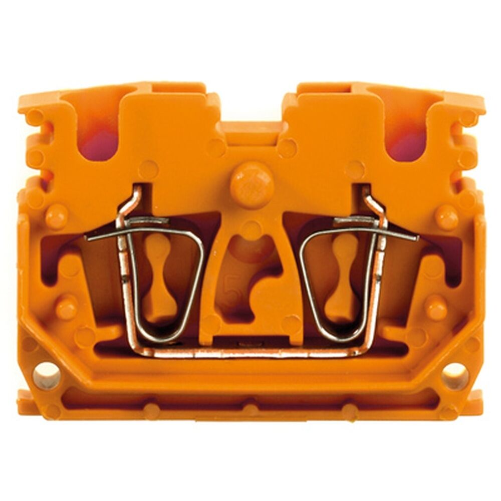 Weidmüller Durchgangs Reihenklemme 1704370000 Typ ZDUB 2.5-2/2AN/DM OR