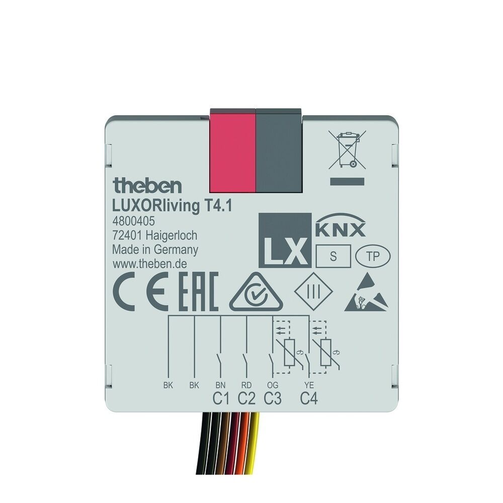 Theben Tasterschnittstelle 4800405 Typ LUXORliving T4.1