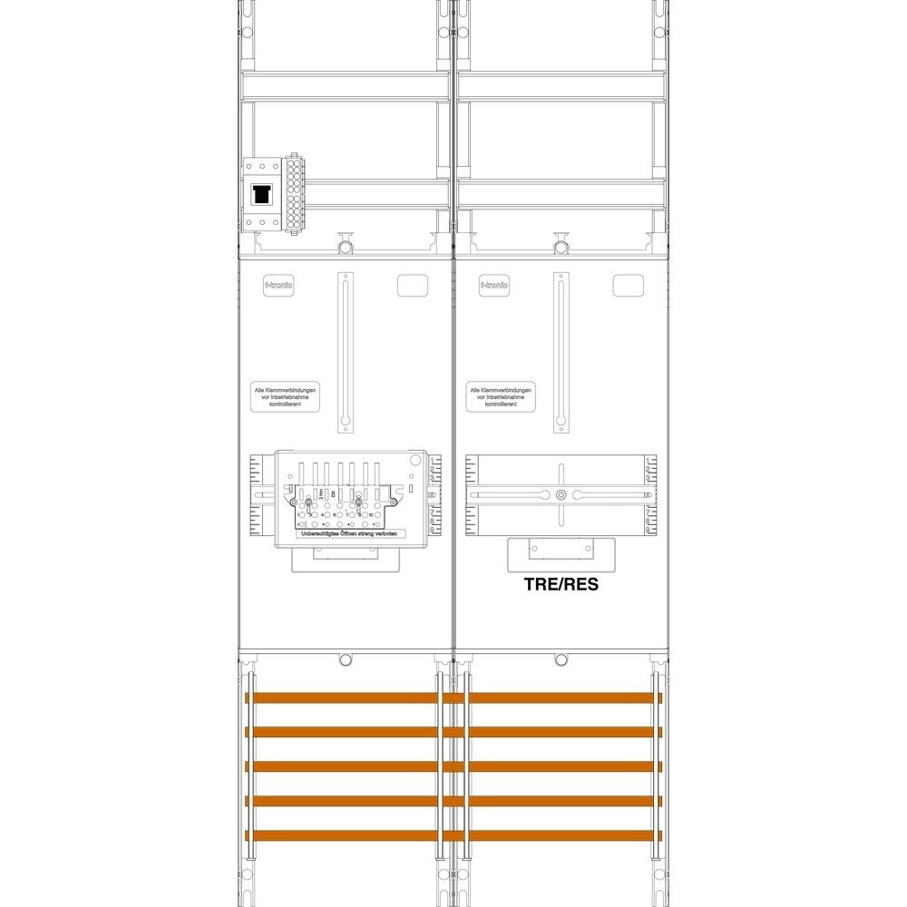 f-tronic Zählerfeld 7141502 Typ Z1BR1B-ZSK-HSP