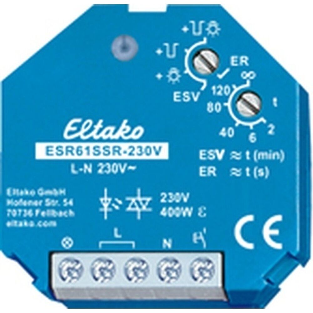 ELTAKO Stromstoß Schaltrelais 61100003 Typ ESR61SSR-230V