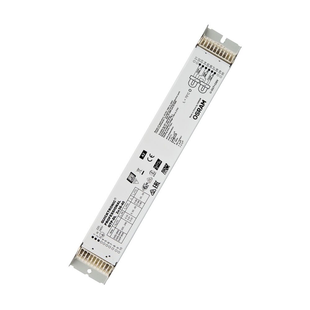 Ledvance Osram Vorschaltgerät 117922 Typ QTP-DL-2X36-40/220-240-UNV1