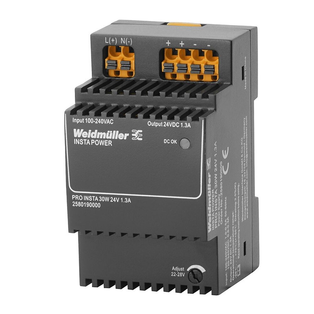 Weidmüller Gleichstromversorgung 2580190000 Typ PRO INSTA 30W 24V 1.3A 