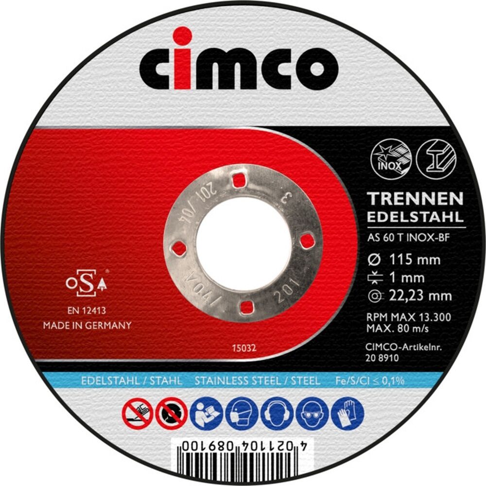 Cimco Trennscheibe 208914 