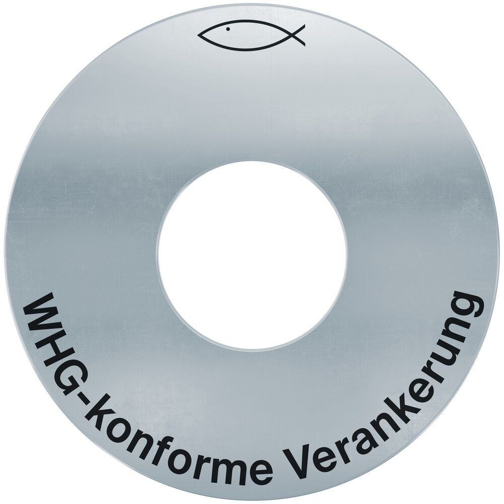 Fischer WHG Kennzeichnungsscheibe 558312 Typ WHG Kennzeichnung FD-Beton M24