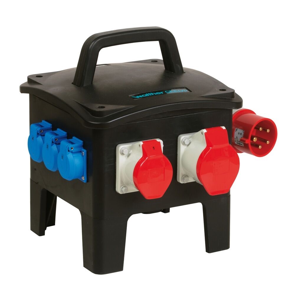 Walther-Werke Vollgummi Steckdosenkombination 6493025