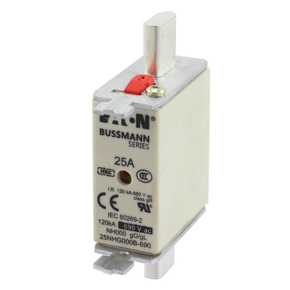 Eaton Sicherungseinsatz 25NHG000B-690 Typ NH FUSE 25AMP 690V GG SIZE 000