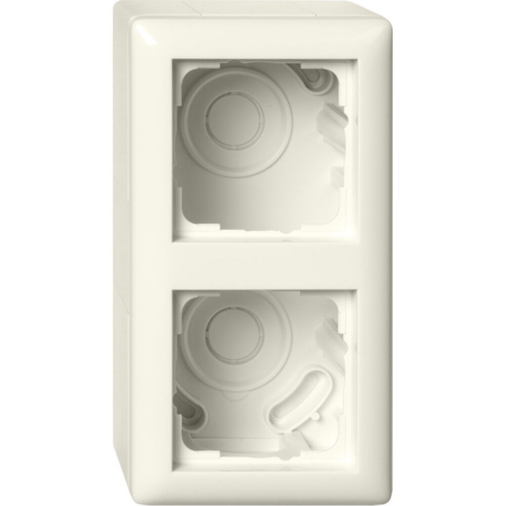 Gira AP Gehäuse 2fach u. Rahmen 106201