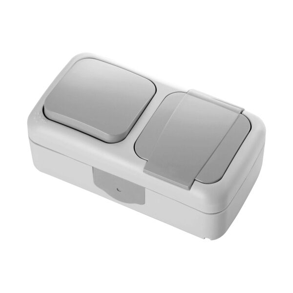 HHG Steckdose m. Wippschalter 92551284 Nr. 92551284 