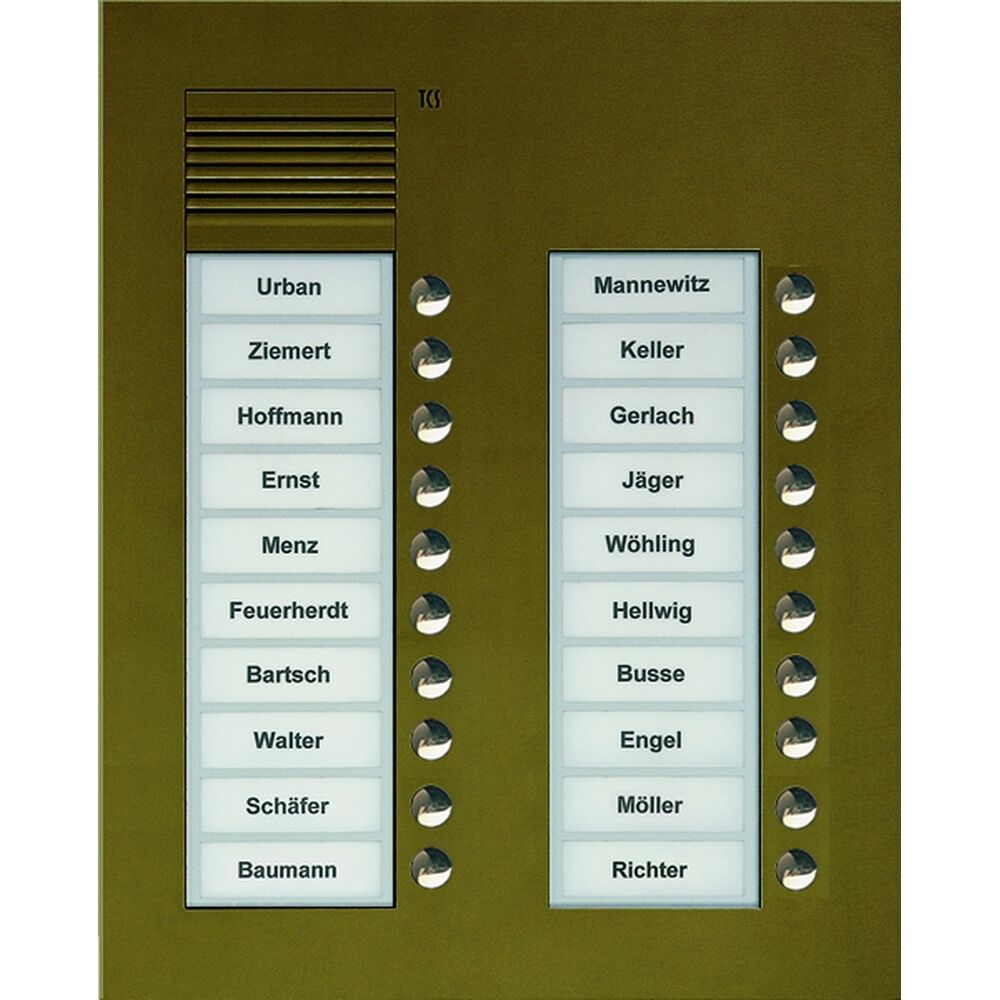 TCS Audio Außenstation PUK20/2-EB