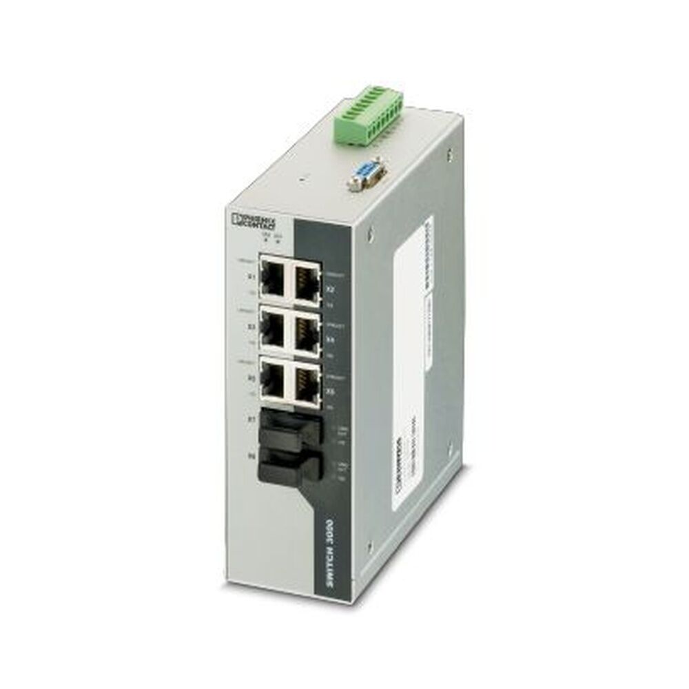 Phoenix Contact Industrial Ethernet Switch 2891036 Typ FL SWITCH 3006T-2FX