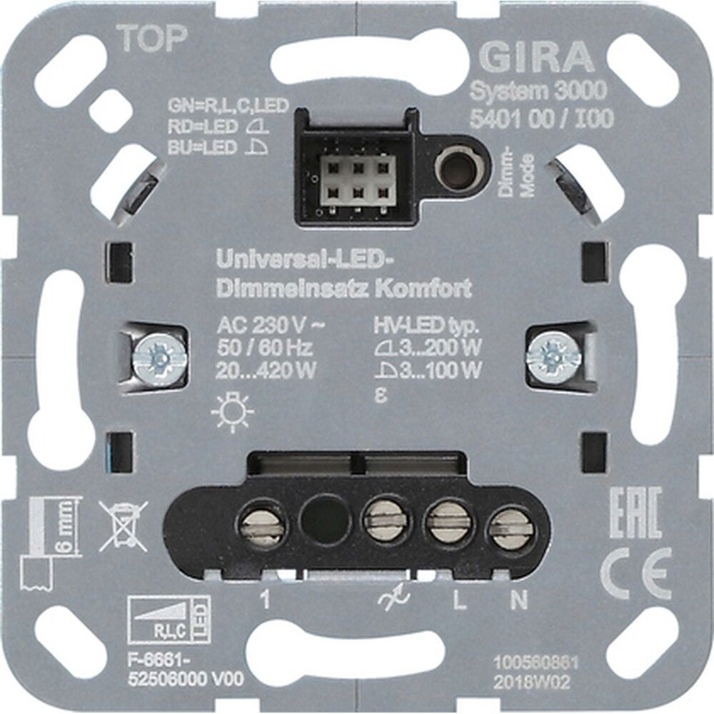 Gira LED Dimmeinsatz 540100 