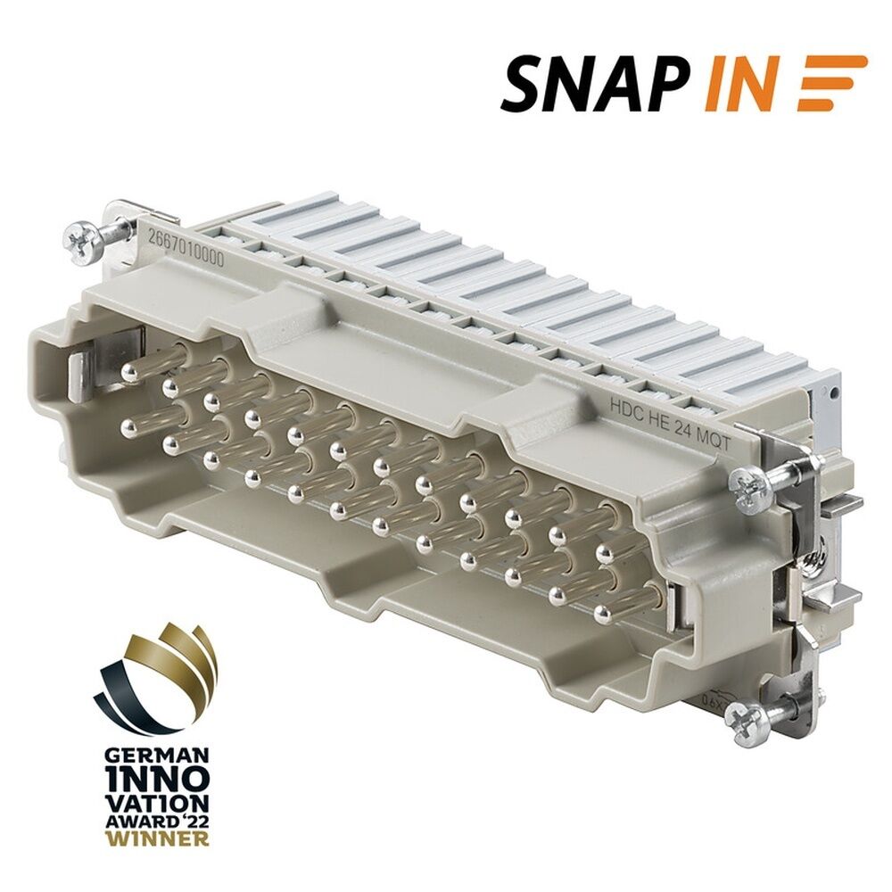 Weidmüller Kontakteinsatz 2667010000 Typ HDC HE 24 MQT