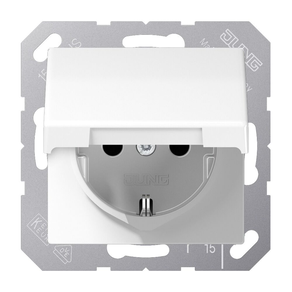 Jung Schutzkontakt Steckdose AS 1520 KL WW