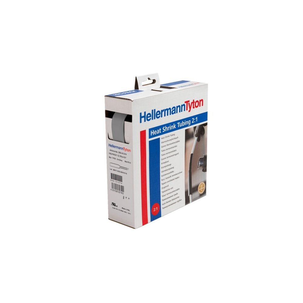 Hellermann Warmschrumpfschlauch 300-31274 Typ HIS-PACK-12.7/6.4 PO-X GY 5