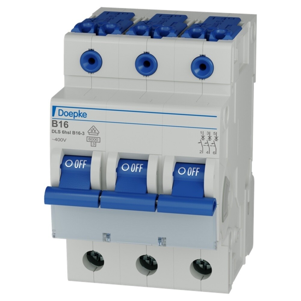 Doepke DLS 6H B16-1 Leitungsschutzschalter – 6kA, 16A, 1-polig, NEU!