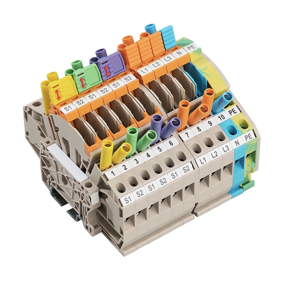 Weidmüller Trenn und Messtrenn Reihenklemme 8000082524 Typ LST_CTVT_3PHASEPEWTTB