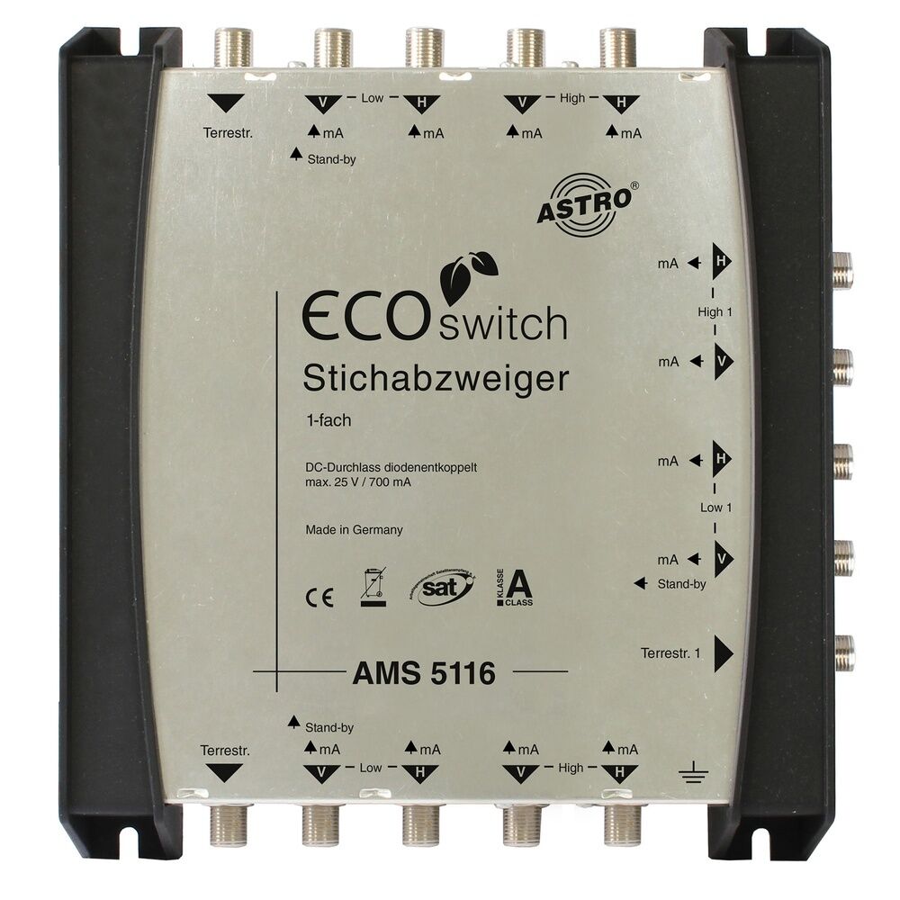Astro Bit Profi-Sat-ZF Abzweiger 1-fach 360553 Typ AMS 5116 ECOswitch