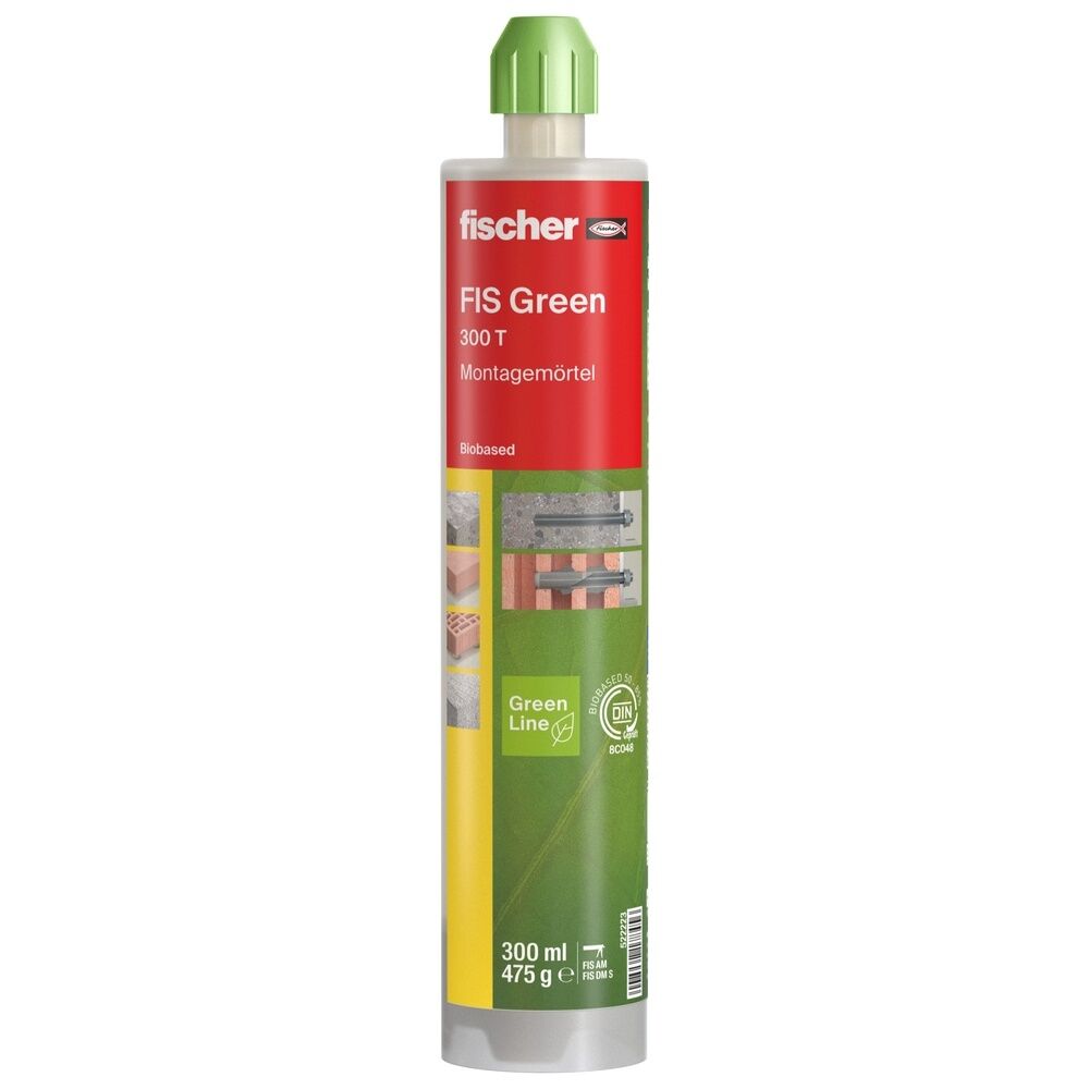 Fischer Montagemörtel 522223 Typ GREEN T