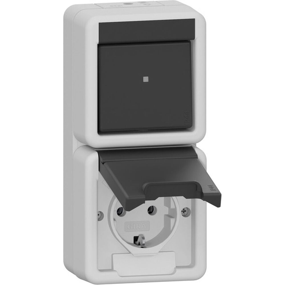 Gira Kombination Wippschalter SCHUKO Steckdose 417630