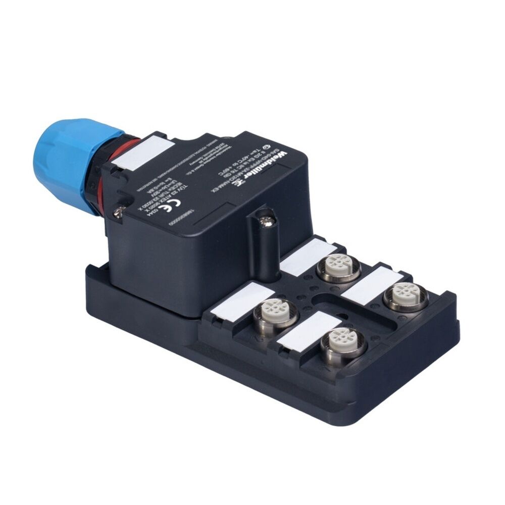 Weidmüller Passiver Sensor Aktor Verteiler 2902950000 Typ SAI-04D-VPPP-5A-M12O-1:1-EX