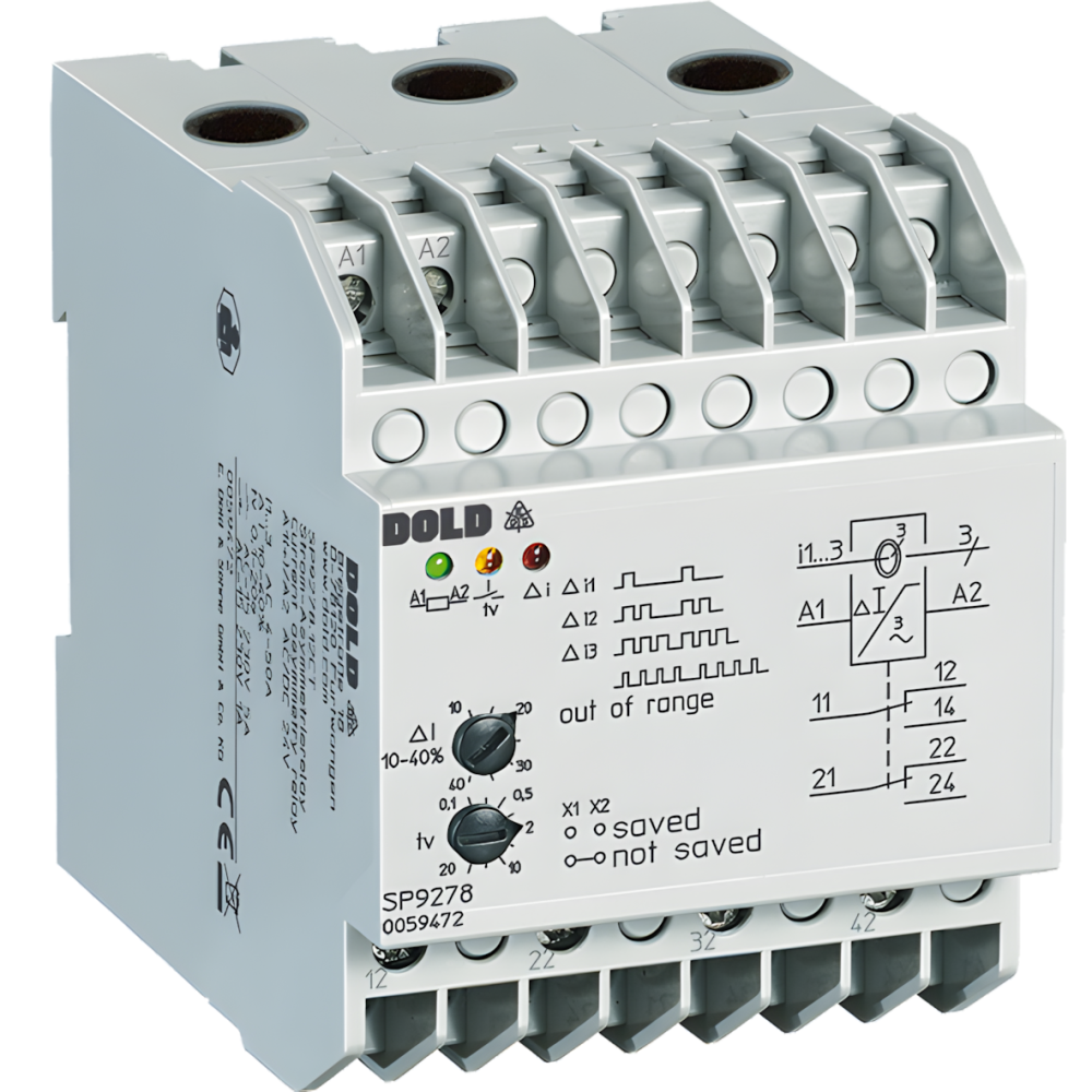 Dold Asymmetrierelais 0059824 Typ SP9278.12CT AC/DC24V AC8-100A