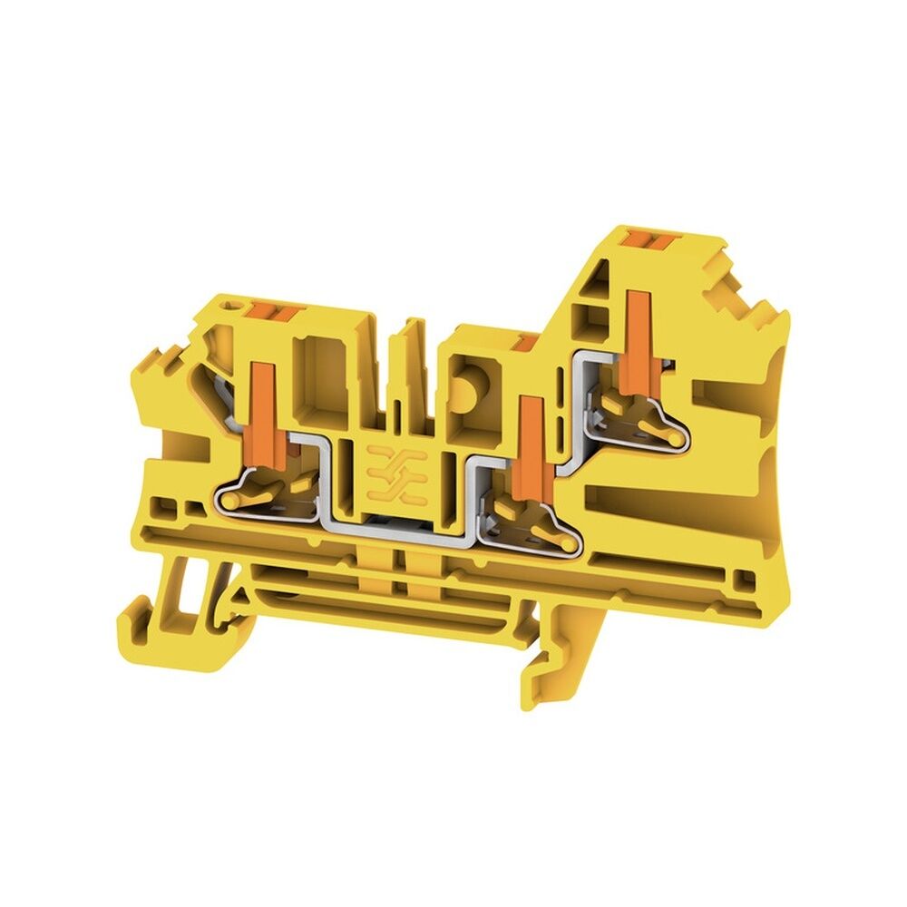 Weidmüller Durchgangs Reihenklemme 2872070000 Typ AL3C 4 YL