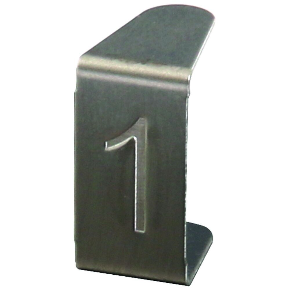 Dehn + Söhne Nummerneinsatz Typ NSE 1 V2A Nr. 490001