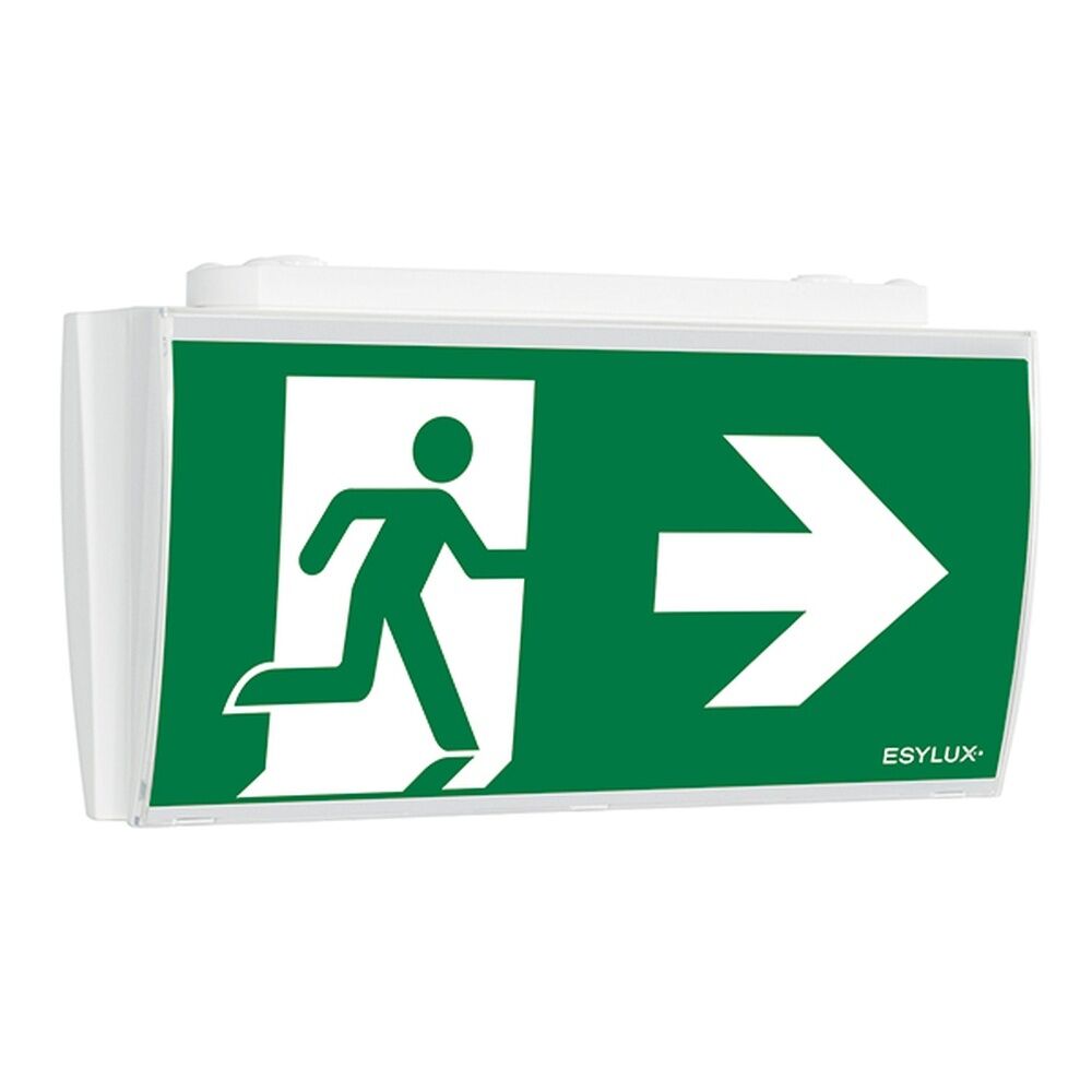 ESYLUX Notleuchte EN10061813 Typ SLE LEDi SC/C Deckenaufbaumontage weiß