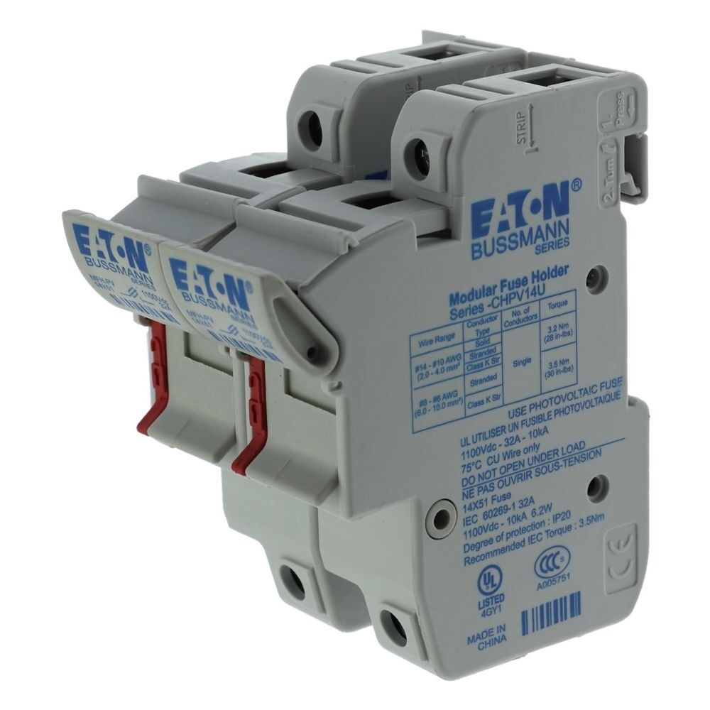 Eaton Sicherungshalter CHPV142U Typ 2P 14x51 PV Fuse Holder