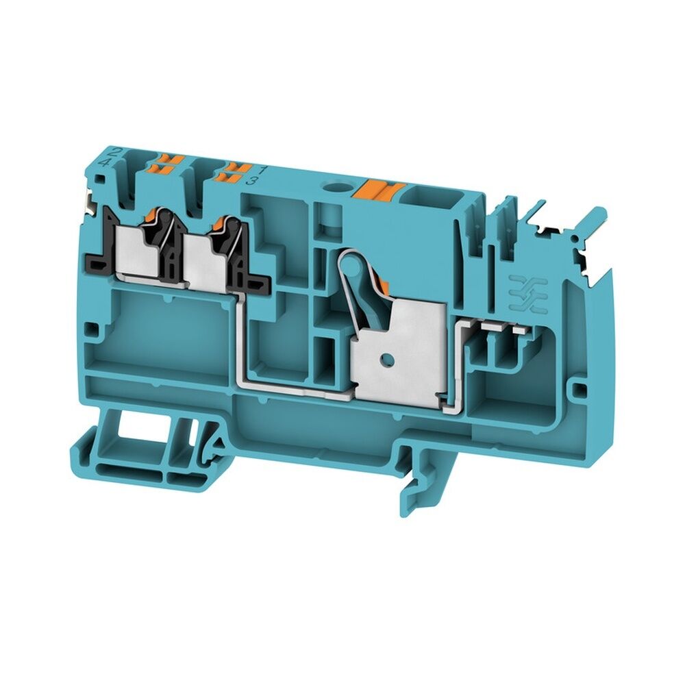 Weidmüller Potentialverteilerklemme 2675520000 Typ AAP12 10/4X2.5 LO-LI DL BL/OR