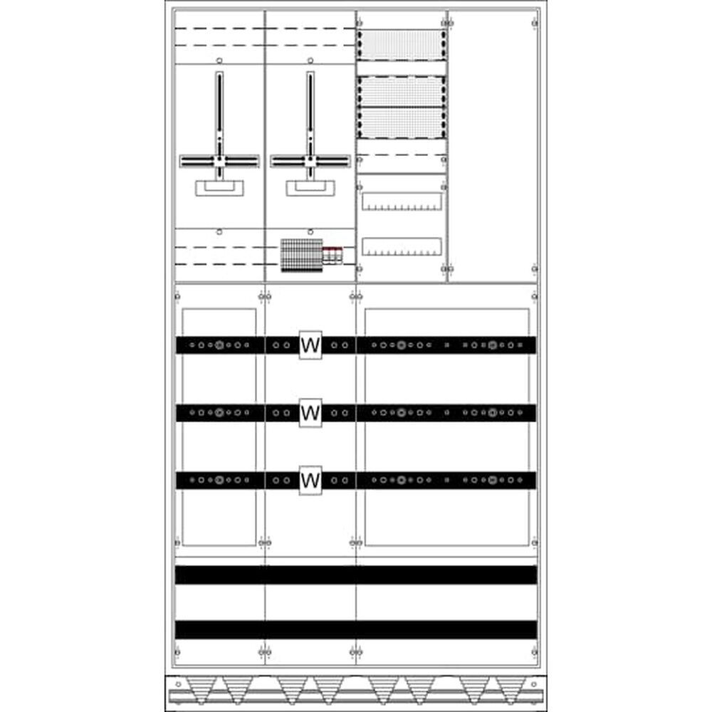 Striebel & John Mess Wandlerschrank 2CPX056080R9999 Typ WX42K1L 