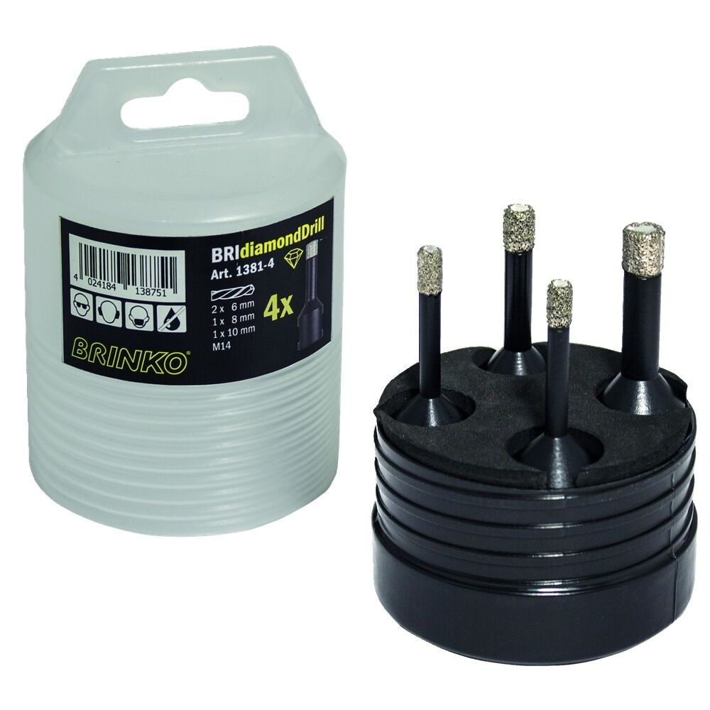 Haupa DIAMANT Fliesenbohrer Set 1381-4