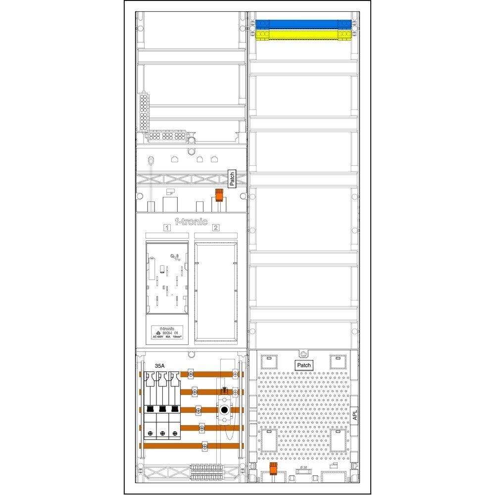 f-tronic Komplettschrank 7195101 Typ EHZ721APZ35D01