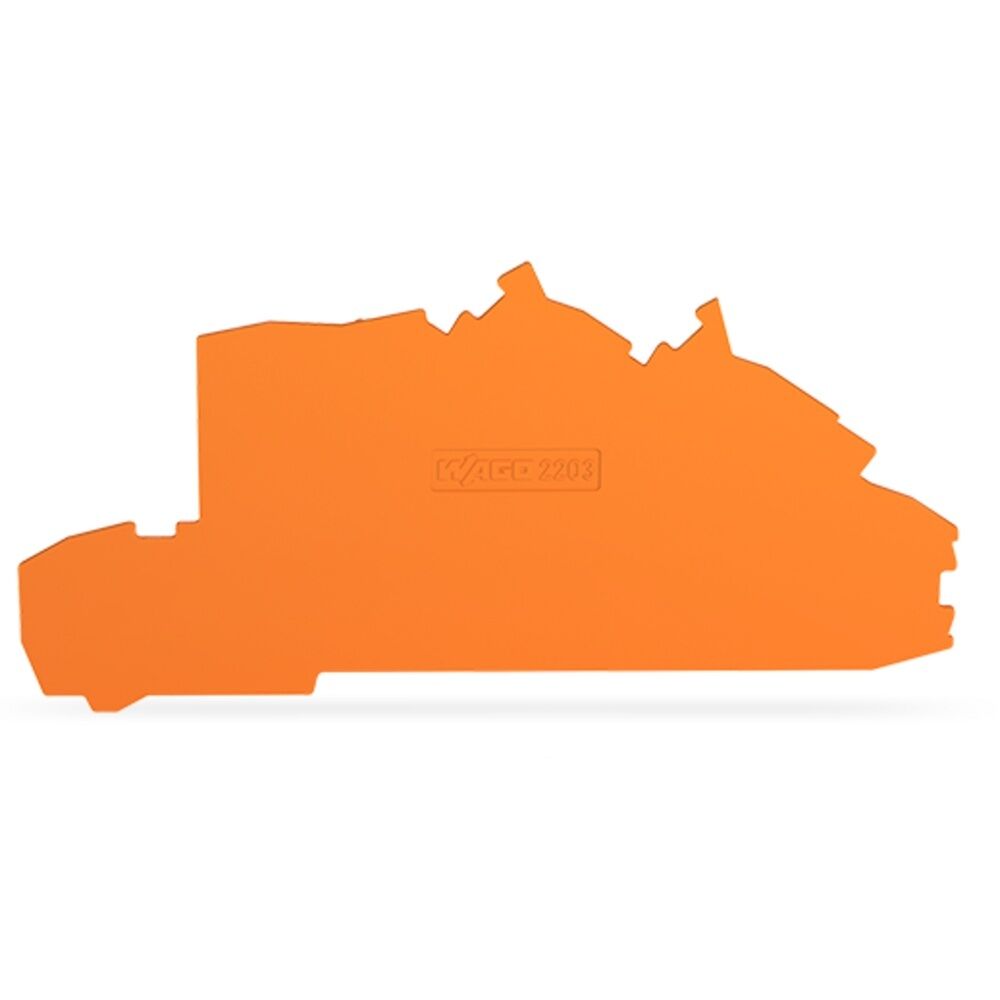 Wago Abschluss und Zwischenplatte 2203-7692