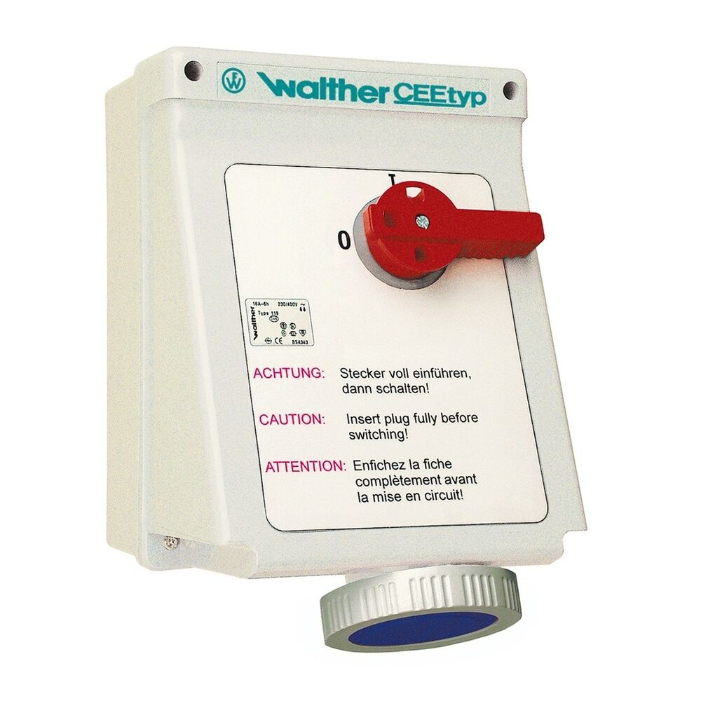 Walther-Werke Wandsteckdose AE139309